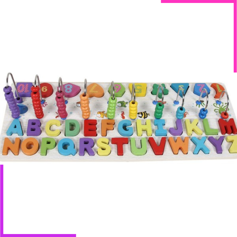 Planche D'Apprentissage Alphanumérique Montessori| Bogui Store