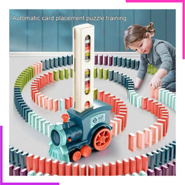 train poseur de dominos pour enfants