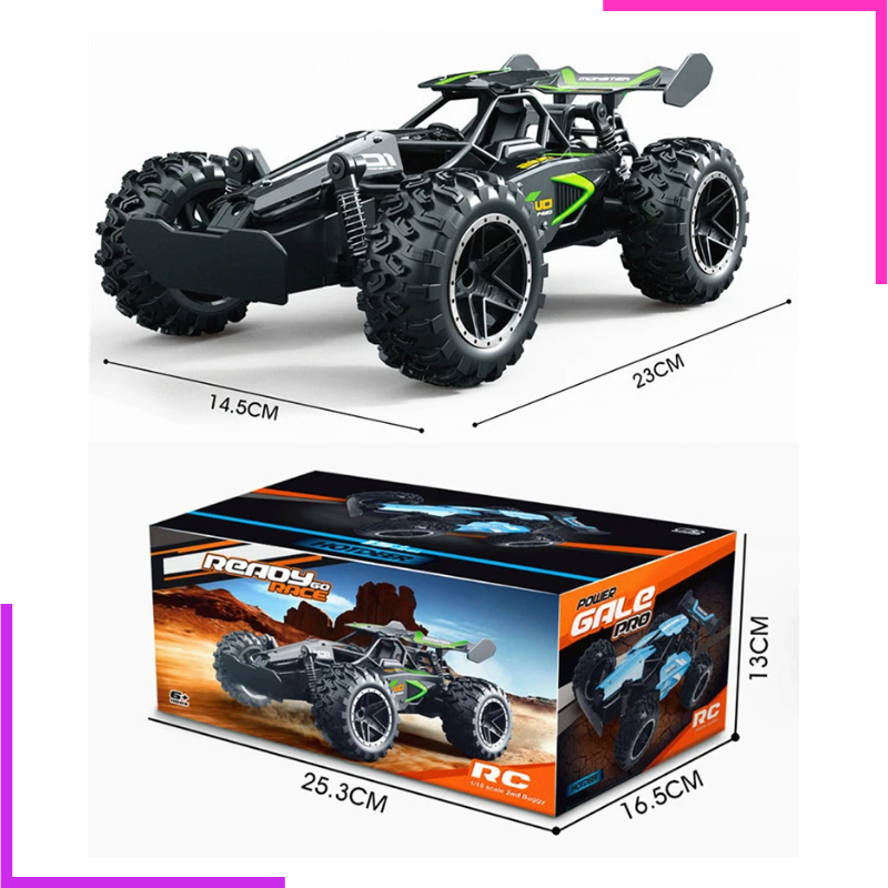 Des voitures télécommandées sales