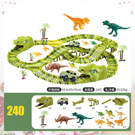 circuit de courses dinosaures pour enfants