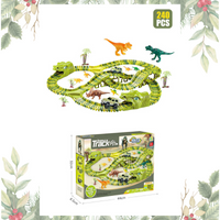 circuit de courses dinosaures pour enfants