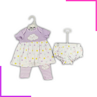 Ensemble de 3 pièces habits pour bébés