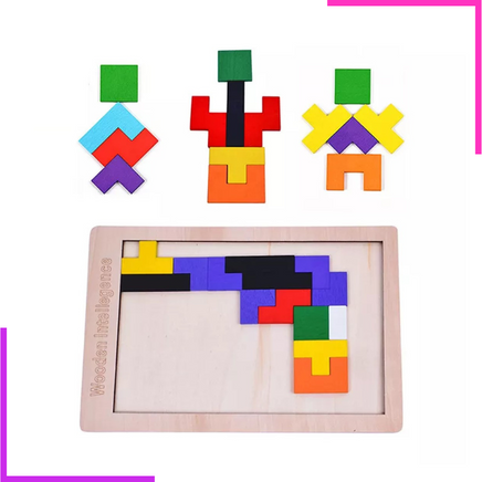 Puzzle en bois Montessori