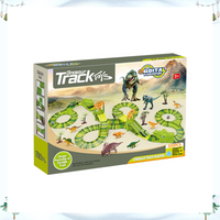 circuit de courses dinosaures pour enfants