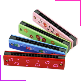 Harmonica Jouet Musical en Bois Montessori