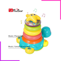 Tortue musicale rampante – jouet interactif bébé