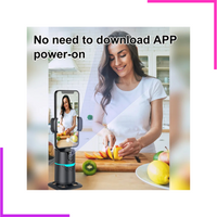 Support de téléphone avec suivi automatique du visage, rotation à 360°