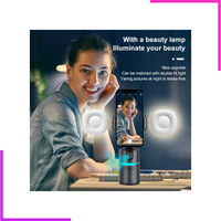 Support de téléphone avec suivi automatique du visage, rotation à 360°