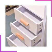 Coiffeuse de Rangement Moderne avec Mirroir LED