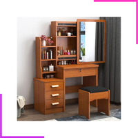 Coiffeuse de Rangement Moderne avec Mirroir LED