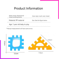 120 Blocs de Construction de Bâtiment-Maison-