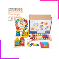 Pack de 7 Jeux d'éveil en Bois Montessori