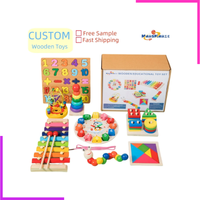 Pack de 7 Jeux d'éveil en Bois Montessori