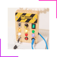 Sensor Boards Panneau d'interrupteur Educatif en Bois