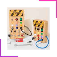 Sensor Boards Panneau d'interrupteur Educatif en Bois