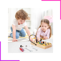 Sensor Boards Panneau d'interrupteur Educatif en Bois
