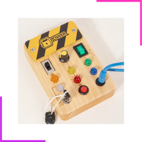 Sensor Boards Panneau d'interrupteur Educatif en Bois