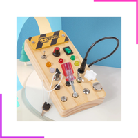 Sensor Boards Panneau d'interrupteur Educatif en Bois