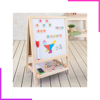 Tableau Chevalet double face en bois.