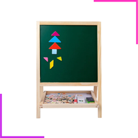 Tableau Chevalet double face en bois.
