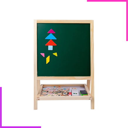 Tableau Chevalet double face en bois.