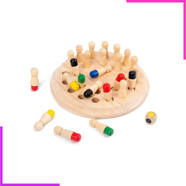Jeu Mémoire Montessori en Bois