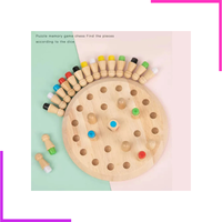 Jeu Mémoire Montessori en Bois