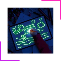 Ardoise Fluorescent LED à dessins