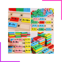 Plaquettes de Multiplication en bois pour enfants