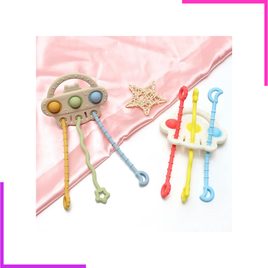 Jouet Interactif à Corde en Silicone pour Bébé