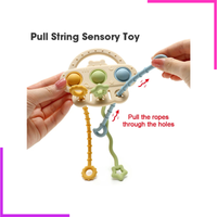 Jouet Interactif à Corde en Silicone pour Bébé