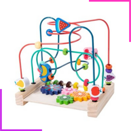 jeu de boules montessori en bois