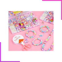 Kit de fabrication de colliers avec des perles multicolores
