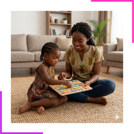 Puzzle Educatif Alphabet En Bois Lettres Majuscules et Minuscules Montessori