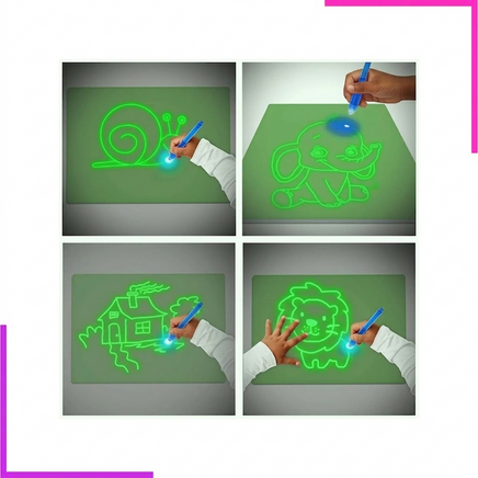 Ardoise Fluorescente LED à Dessins