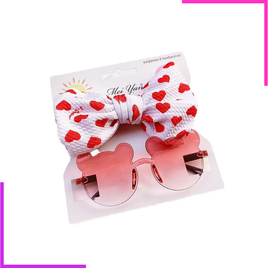Bandeau à Nœud + Lunettes de Soleil pour enfant
