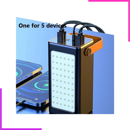 Banque d'alimentation portable 50000mAh avec affichage numérique LED