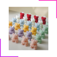 Bougie en forme d'ourson