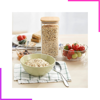 Lot de 3 Bocaux en Verre 1.5 Litres
