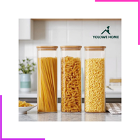 Lot de 3 Bocaux en Verre 1.5 Litres