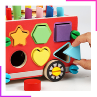 Bus à monter animalier et forme Montessori