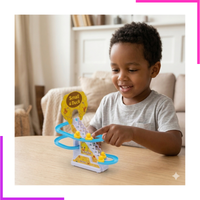 Circuit toboggan musical avec petits canards