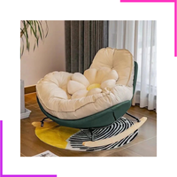 Fauteuil à bascule (rocking chair) ergonomique pour l'allaitement et la détente.