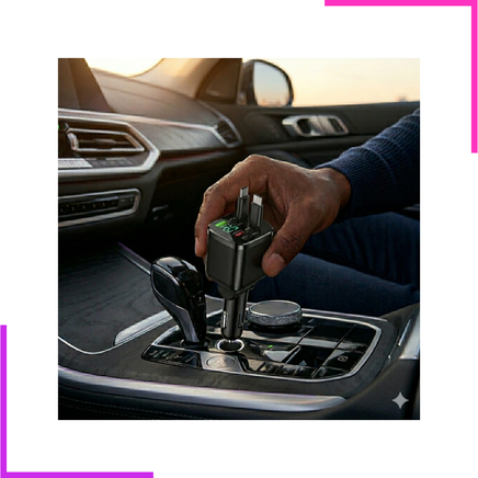Chargeur de Voiture PD 120W 5-en-1