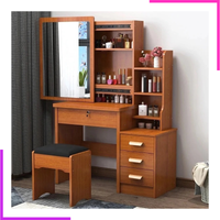 Coiffeuse de Rangement Moderne avec Mirroir LED
