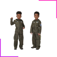 costume de pilote aviateur avec  écusson