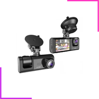 Caméra Dashcam Voiture Double Objectif FHD 1080P