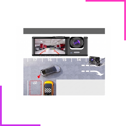 Dash Cam Double objectif Full HD 1080P
