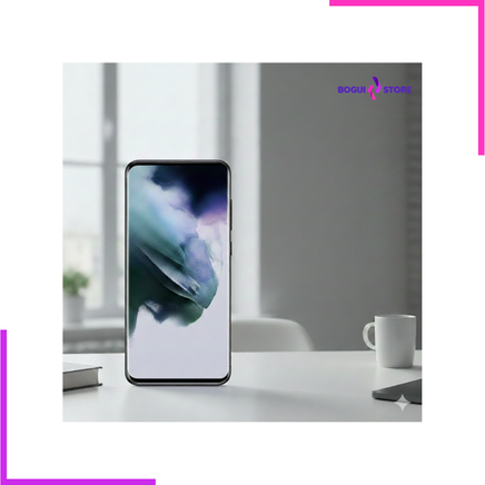 Smartphone avec protection d'écran.