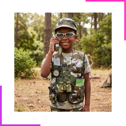 Ensemble Costume Militaire Enfant 3 à 7 ans